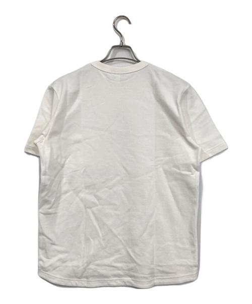 LACOSTE（ラコステ）LACOSTE (ラコステ) 鹿の子地ポケット半袖Tシャツ ホワイト サイズ:4 未使用品の古着・服飾アイテム