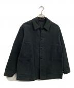 STEVEN ALANスティーブンアラン）の古着「BRSH MOLE WORK JACKET」｜ブラック