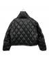 BREATH (ブレス) FAUX LEATHER QUILTING DOWN JACKET ブラック サイズ:M：37000円