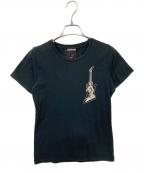 Hysteric Glamourヒステリックグラマー）の古着「ギターガールTシャツ」｜ブラック