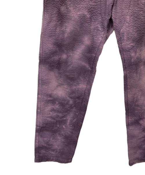 stussy（ステューシー）stussy (ステューシー) タイダイシアサッカーパンツ パープル サイズ:28の古着・服飾アイテム