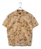 stussyステューシー）の古着「アロハシャツ」｜オレンジ