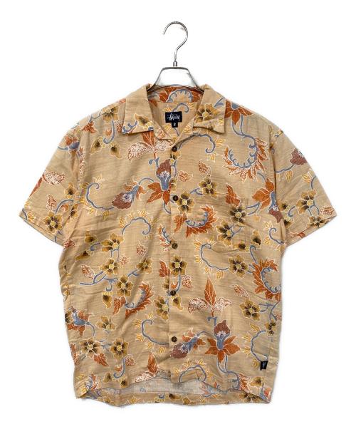 stussy（ステューシー）stussy (ステューシー) アロハシャツ オレンジ サイズ:Sの古着・服飾アイテム