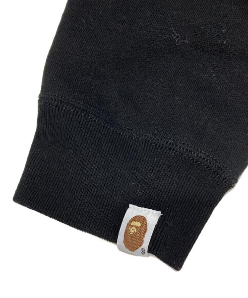 A BATHING APE（ア ベイシング エイプ）A BATHING APE (ア ベイシング エイプ) NEIGHBORHOOD (ネイバーフッド) TWO FACE HALF ZIP PULLOVER HOODIE ブラック サイズ:Lの古着・服飾アイテム