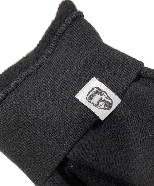 A BATHING APE（ア ベイシング エイプ）A BATHING APE (ア ベイシング エイプ) NEIGHBORHOOD (ネイバーフッド) TWO FACE HALF ZIP PULLOVER HOODIE ブラック サイズ:Lの古着・服飾アイテム