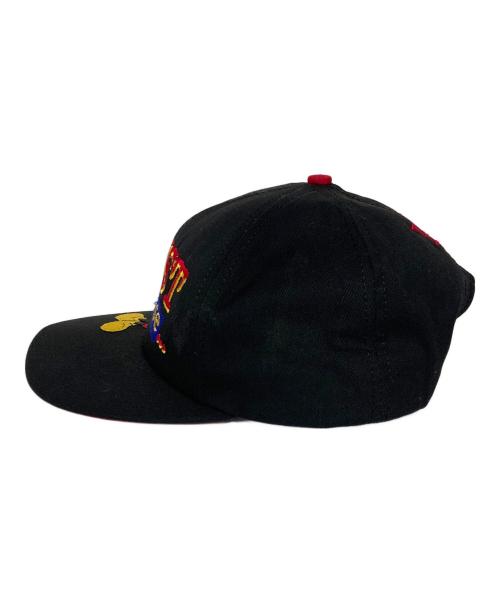 DISNEY（ディズニー）DISNEY (ディズニー) he's JUST mouseキャップ ブラックの古着・服飾アイテム