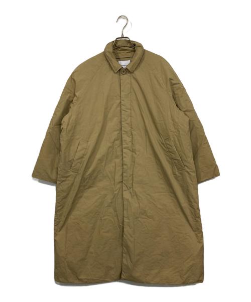 solamonat poche（ソラモナ ポッシェ）solamonat poche (ソラモナ ポッシェ) ステンカラーダウンコート ベージュ サイズ:表記無しの古着・服飾アイテム