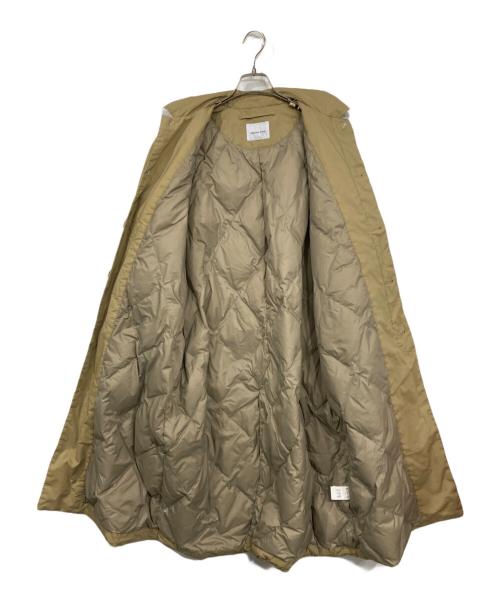 solamonat poche（ソラモナ ポッシェ）solamonat poche (ソラモナ ポッシェ) ステンカラーダウンコート ベージュ サイズ:表記無しの古着・服飾アイテム