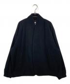 ONE FIFTHワンフィフス）の古着「ノーカラージャケット」｜ブラック