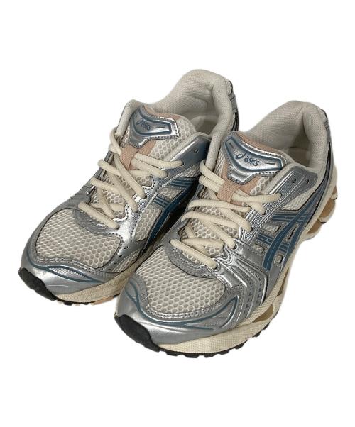 asics（アシックス）asics (アシックス) GEL-KAYANO 14 ベージュ×シルバー サイズ:US5の古着・服飾アイテム