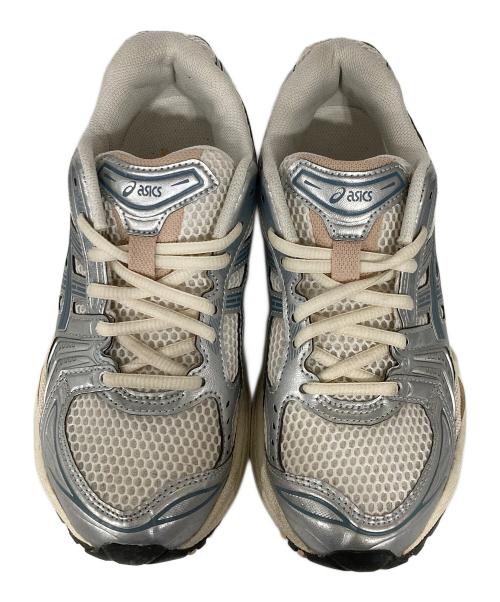 asics（アシックス）asics (アシックス) GEL-KAYANO 14 ベージュ×シルバー サイズ:US5の古着・服飾アイテム