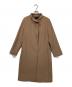 INDIVI（インディヴィ）の古着「名品スタンドカラーコート」｜ベージュ