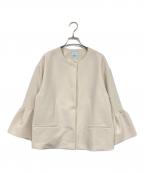 KUMIKYOKUクミキョク）の古着「コンフォータブルドレープ ジャケット」｜ベージュ