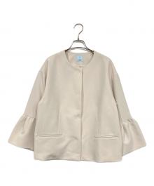 KUMIKYOKU（クミキョク）の古着「コンフォータブルドレープ ジャケット」｜ベージュ