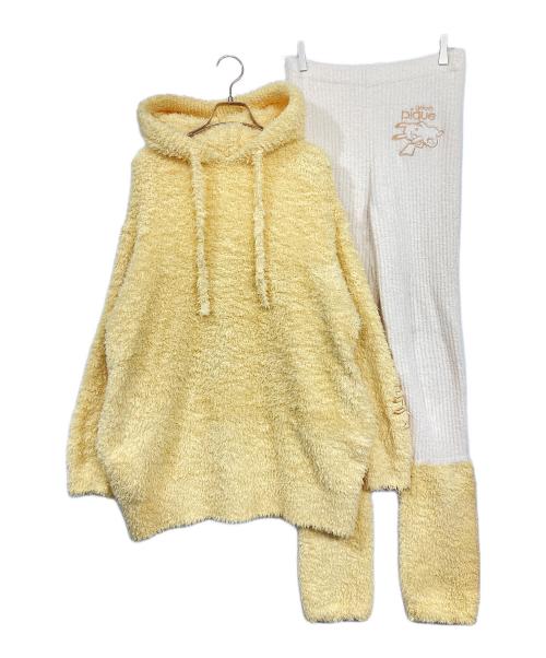 gelato pique（ジェラートピケ）gelato pique (ジェラートピケ) Pokemon sleep (ポケモンスリープ) ピカチュウセットアップルームウェア イエロー サイズ:ONE SIZEの古着・服飾アイテム