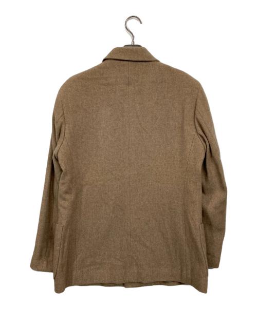 ISSEY MIYAKE（イッセイミヤケ）ISSEY MIYAKE (イッセイミヤケ) カシミヤテーラードジャケット ベージュ サイズ:2の古着・服飾アイテム