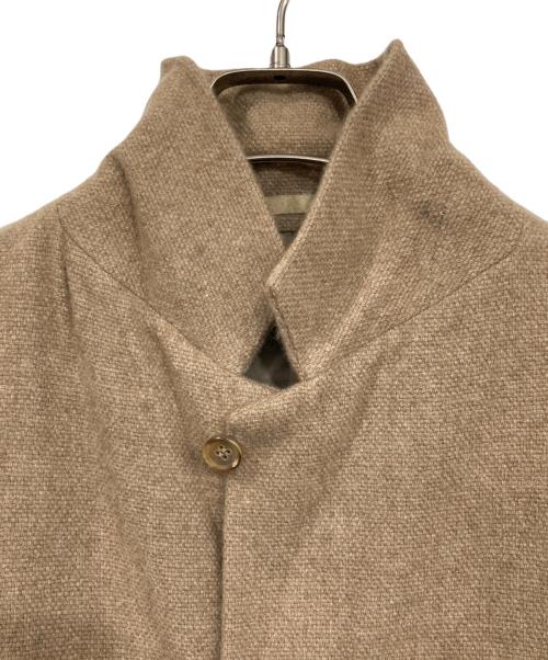 ISSEY MIYAKE（イッセイミヤケ）ISSEY MIYAKE (イッセイミヤケ) カシミヤテーラードジャケット ベージュ サイズ:2の古着・服飾アイテム