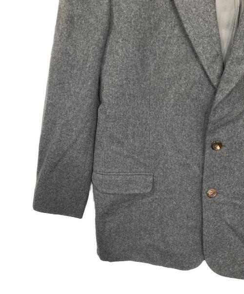 PAPAS（パパス）PAPAS (パパス) テーラードジャケット グレー サイズ:M46の古着・服飾アイテム