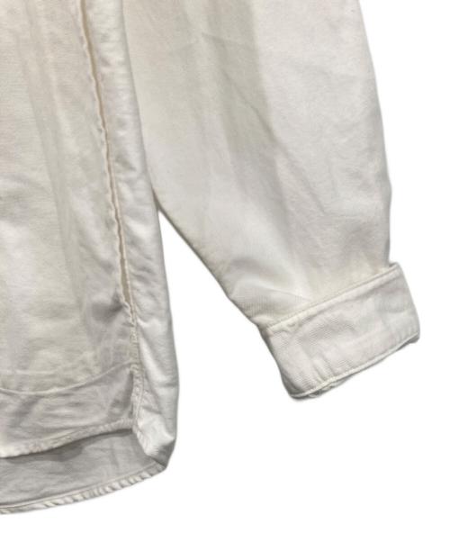 DANTON（ダントン）DANTON (ダントン) バンドカラーシャツ ホワイト サイズ:38の古着・服飾アイテム