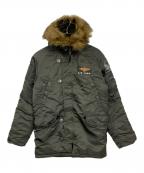 ALPHAアルファ）の古着「フライトジャケット」｜カーキ