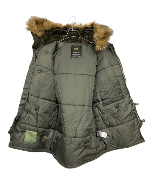 ALPHA（アルファ）ALPHA (アルファ) フライトジャケット カーキ サイズ:Mの古着・服飾アイテム