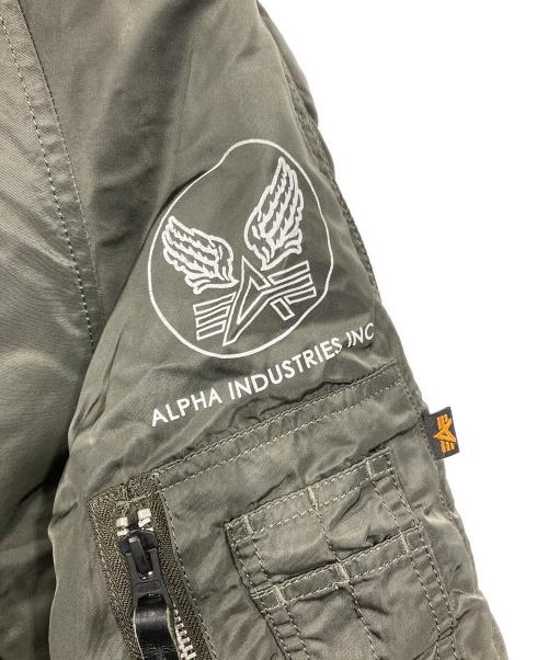 ALPHA（アルファ）ALPHA (アルファ) フライトジャケット カーキ サイズ:Mの古着・服飾アイテム