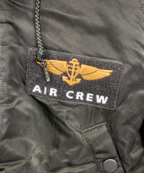 ALPHA（アルファ）ALPHA (アルファ) フライトジャケット カーキ サイズ:Mの古着・服飾アイテム