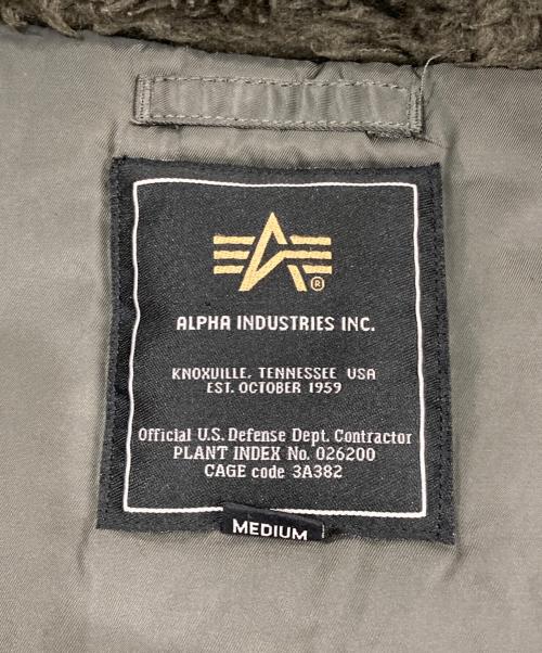 ALPHA（アルファ）ALPHA (アルファ) フライトジャケット カーキ サイズ:Mの古着・服飾アイテム