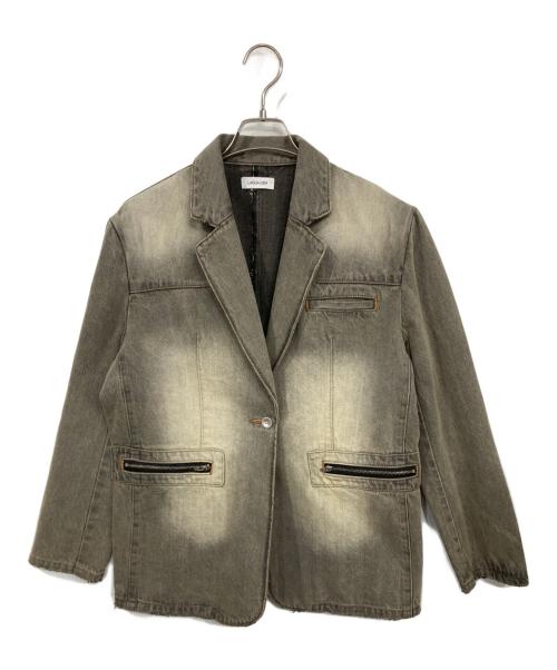 LAGUA GEM（ラグアジェム）LAGUA GEM (ラグアジェム) TAILOREDデニムジャケット グレー サイズ:FREEの古着・服飾アイテム