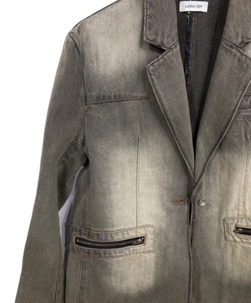 LAGUA GEM（ラグアジェム）LAGUA GEM (ラグアジェム) TAILOREDデニムジャケット グレー サイズ:FREEの古着・服飾アイテム