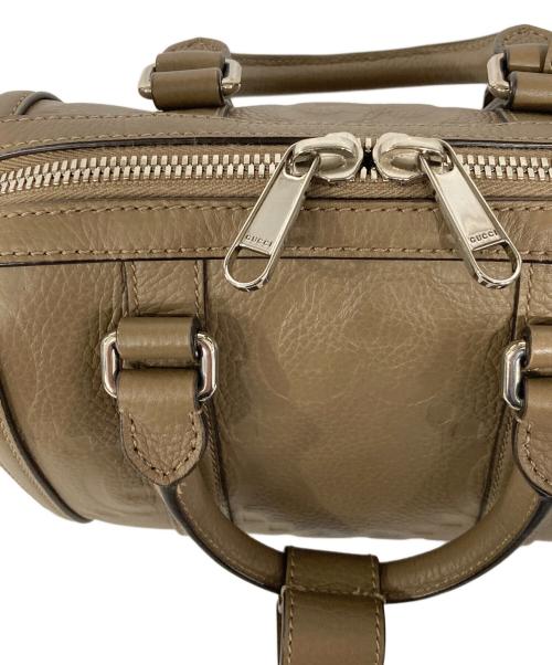 GUCCI（グッチ）GUCCI (グッチ) ジャンボGG 2Wayボストンバッグ ベージュの古着・服飾アイテム