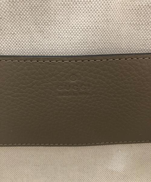 GUCCI（グッチ）GUCCI (グッチ) ジャンボGG 2Wayボストンバッグ ベージュの古着・服飾アイテム