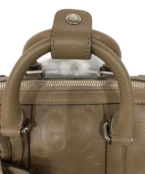 GUCCI（グッチ）GUCCI (グッチ) ジャンボGG 2Wayボストンバッグ ベージュの古着・服飾アイテム