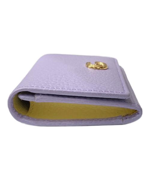 GUCCI（グッチ）GUCCI (グッチ) ダブルG カードケース パープルの古着・服飾アイテム