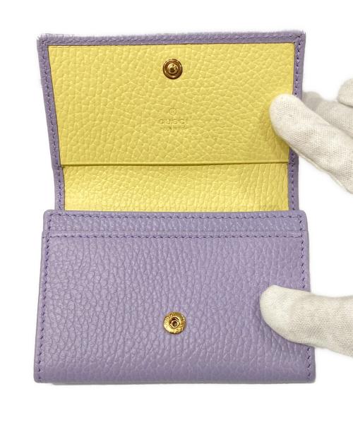 GUCCI（グッチ）GUCCI (グッチ) ダブルG カードケース パープルの古着・服飾アイテム