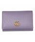 GUCCI（グッチ）の古着「ダブルG カードケース」｜パープル
