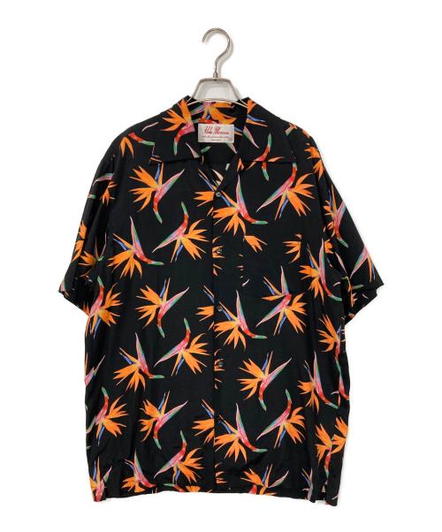Aloha Blossom（アロハブロッサム）Aloha Blossom (アロハブロッサム) アロハシャツ ブラック サイズ:44の古着・服飾アイテム