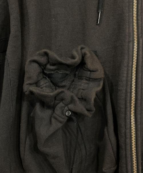 refomed（リフォメッド）refomed (リフォメッド) KINCHAKU ZIPUP HOODIE/キンチャクジップアップフーディ ブラック サイズ:3の古着・服飾アイテム