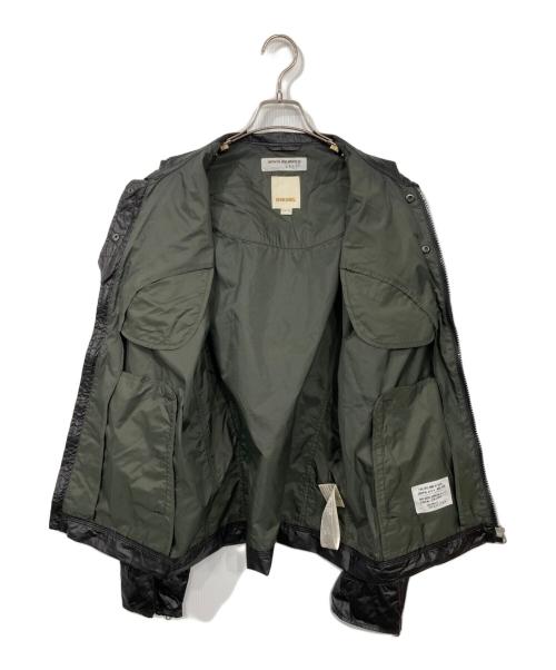 DIESEL（ディーゼル）DIESEL (ディーゼル) ナイロンジャケット ブラック サイズ:XLの古着・服飾アイテム