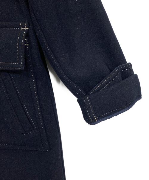 PS Paul Smith（ＰＳポールスミス）PS Paul Smith (ＰＳポールスミス) ノーカラーコート ネイビー サイズ:40の古着・服飾アイテム