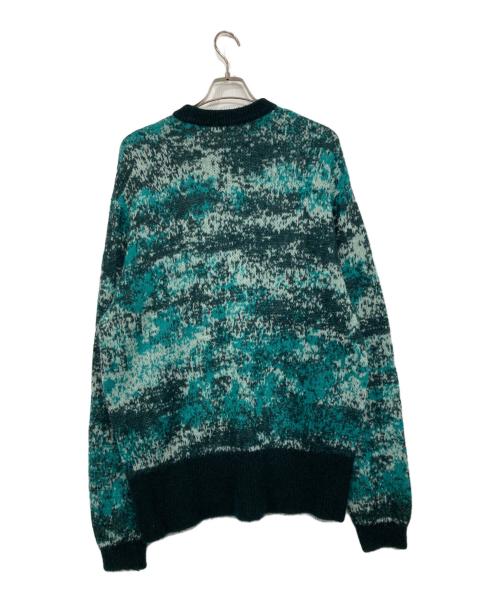 PUBLIC TOKYO（パブリックトウキョウ）PUBLIC TOKYO (パブリックトウキョウ) モヘアマルチデザインオーバーニット グリーン サイズ:2の古着・服飾アイテム