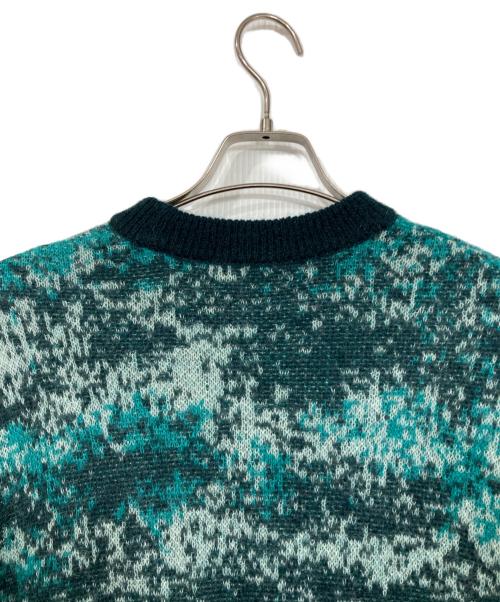 PUBLIC TOKYO（パブリックトウキョウ）PUBLIC TOKYO (パブリックトウキョウ) モヘアマルチデザインオーバーニット グリーン サイズ:2の古着・服飾アイテム