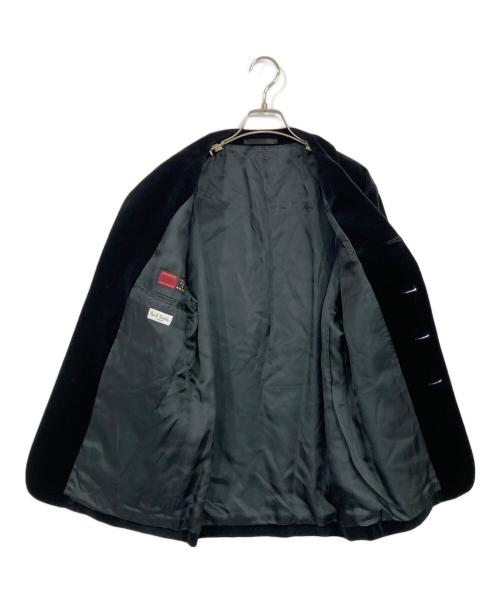 PAUL SMITH（ポールスミス）PAUL SMITH (ポールスミス) ベロアテーラードジャケット ブラック サイズ:Mの古着・服飾アイテム