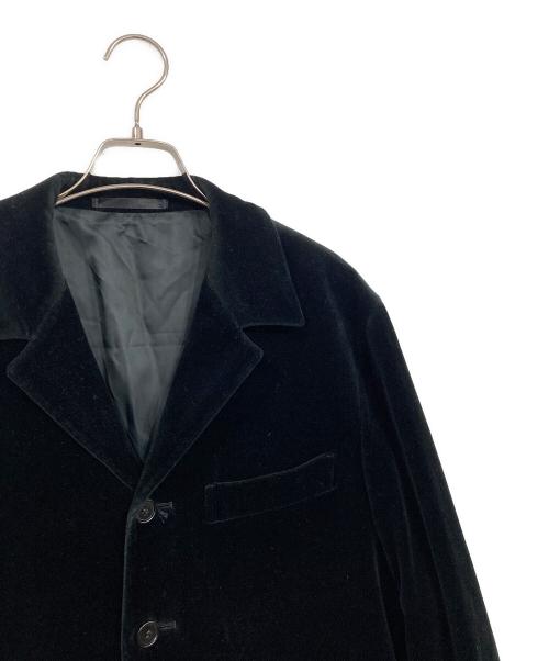 PAUL SMITH（ポールスミス）PAUL SMITH (ポールスミス) ベロアテーラードジャケット ブラック サイズ:Mの古着・服飾アイテム