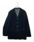 PAUL SMITH（ポールスミス）の古着「ベロアテーラードジャケット」｜ブラック