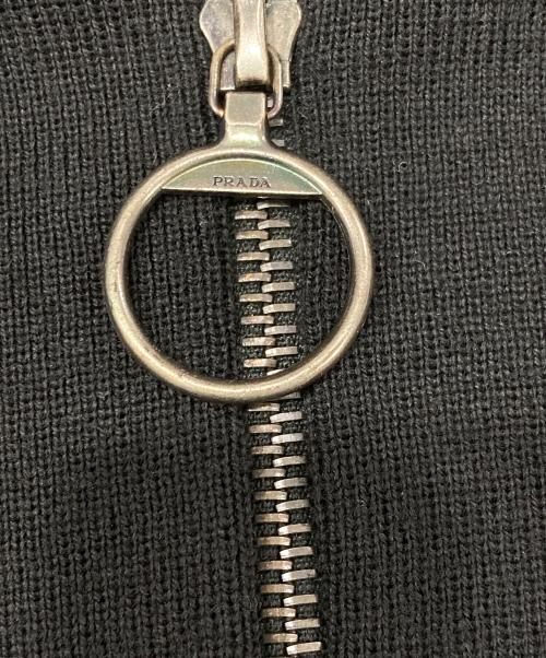 PRADA SPORTS（プラダスポーツ）PRADA SPORTS (プラダスポーツ) ハーフジップハイネックニット ブラック サイズ:46の古着・服飾アイテム