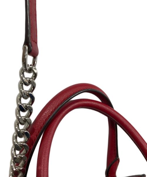 MICHAEL KORS（マイケル・コース）MICHAEL KORS (マイケル・コース) 2WAYショルダーバッグ レッドの古着・服飾アイテム