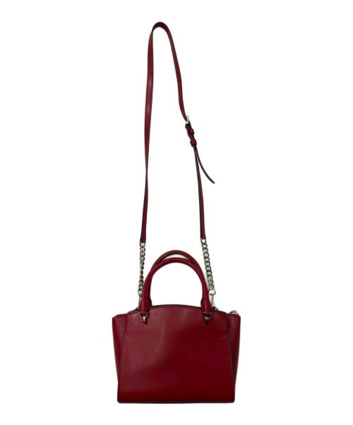 MICHAEL KORS（マイケル・コース）MICHAEL KORS (マイケル・コース) 2WAYショルダーバッグ レッドの古着・服飾アイテム