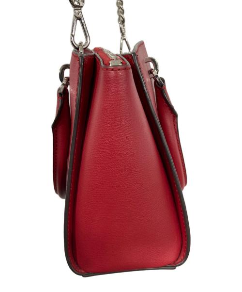 MICHAEL KORS（マイケル・コース）MICHAEL KORS (マイケル・コース) 2WAYショルダーバッグ レッドの古着・服飾アイテム