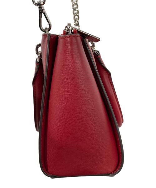 MICHAEL KORS（マイケル・コース）MICHAEL KORS (マイケル・コース) 2WAYショルダーバッグ レッドの古着・服飾アイテム